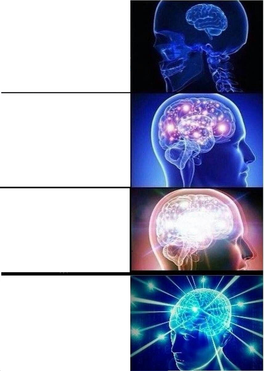 Expanding Brain meme about Unwilted