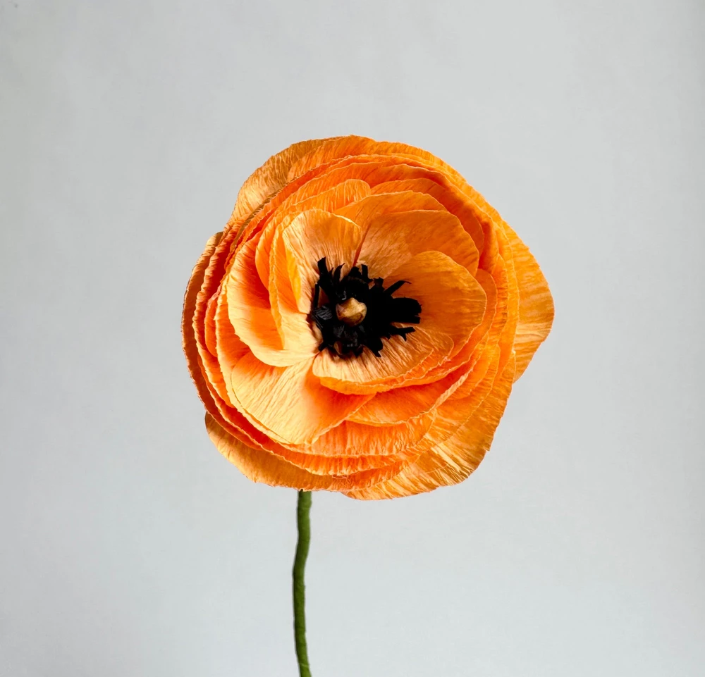 Butterfly Ranunculus Single Stem | Handcrafted Paper Flower